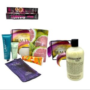 Beauty Collection/Philosophy Cinnamon Buns Shampoo/Gel/bath (7 top shelf items)